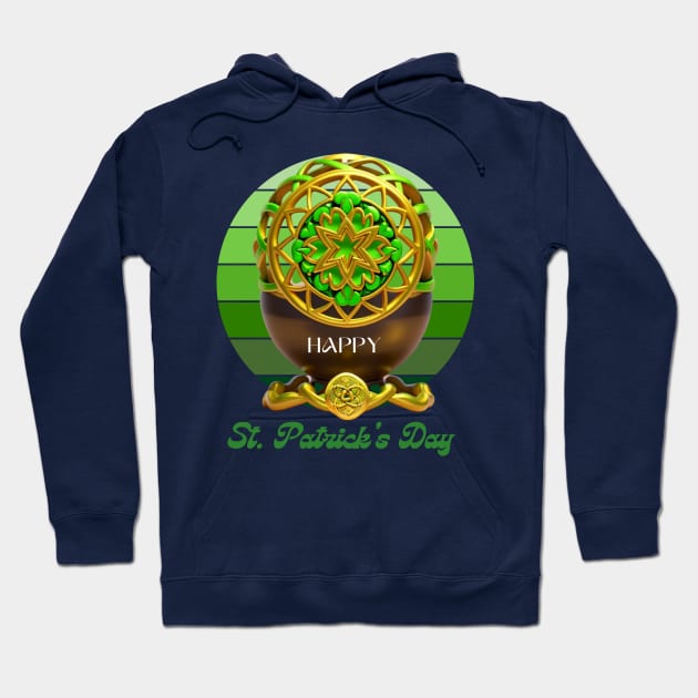 Emerald Echoes: Celebrating the Spirit of St. Patrick's Day Hoodie by benzshope